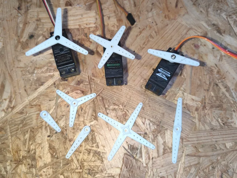 25t Servo Horns for Standard Servos