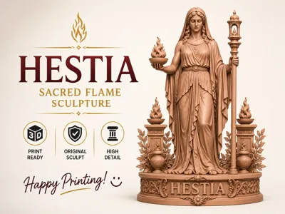 Hestia – Sacred flame sculpture
