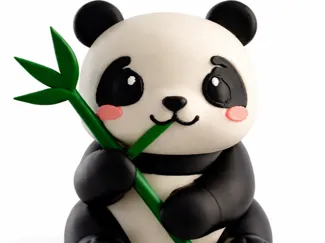 Kawaii Panda figurine