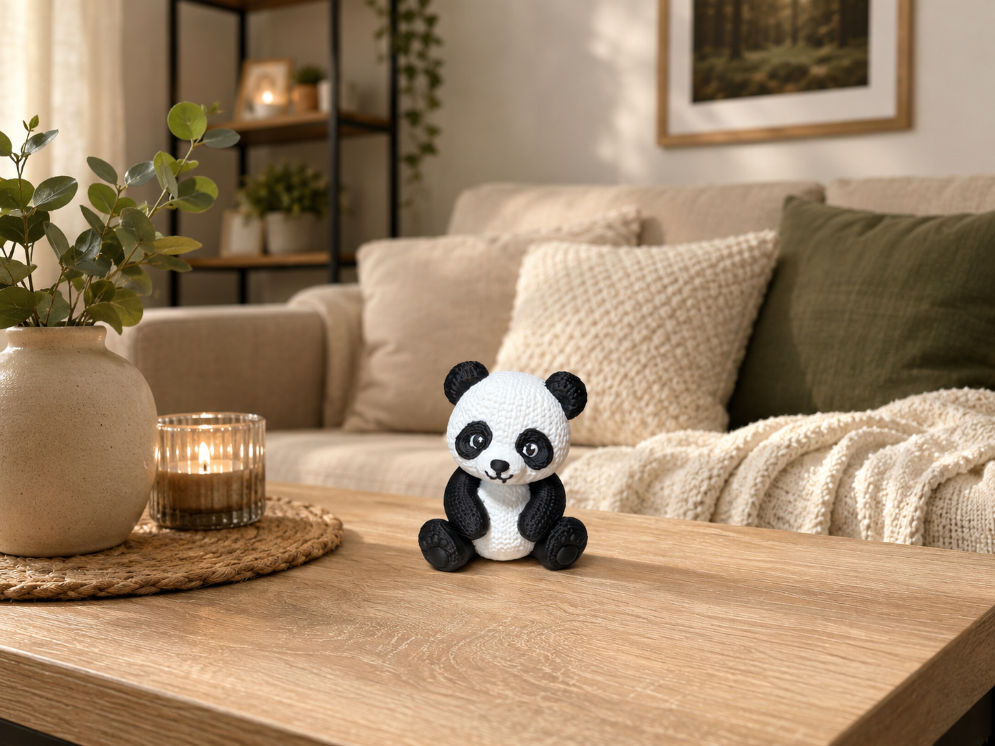 Miniatura 1 do modelo 3D Gestrickter Panda