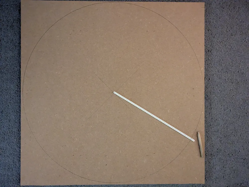 Compass Ruler Pattern Circle Simple compass ruler for drawing circles - Free 3D Print Model - MakerWorld