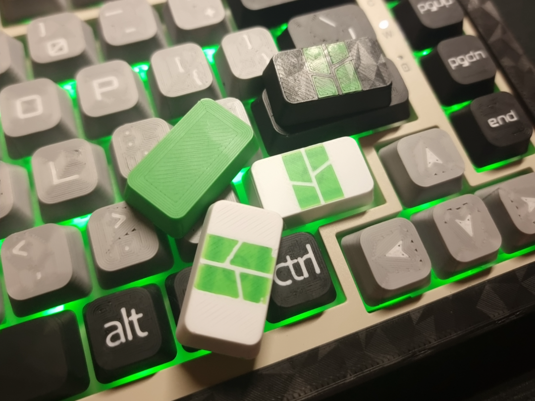 Shift or Capslock keycap with Bambu lab logo