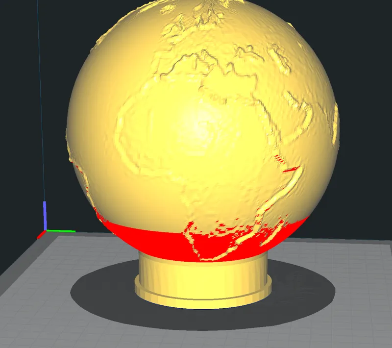 Earth lithopane