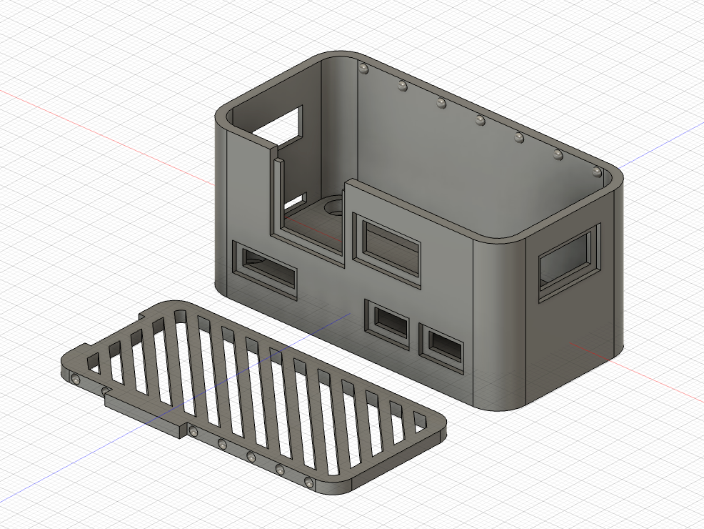 Raspberry pi zero 2 + Waveshare Ethernet HAT case