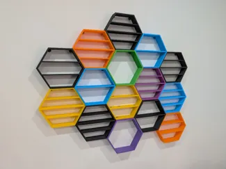 Honeycomb shelf