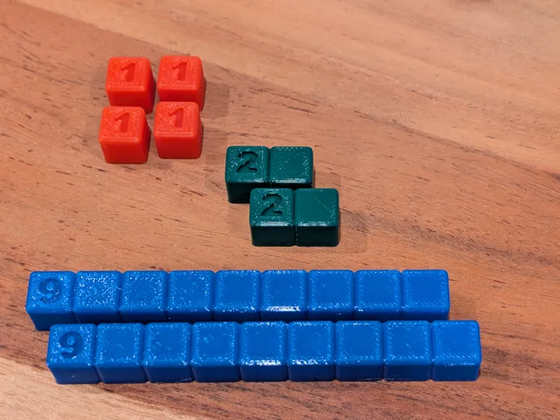 Rechenstäbchen / Rechenlernhilfe