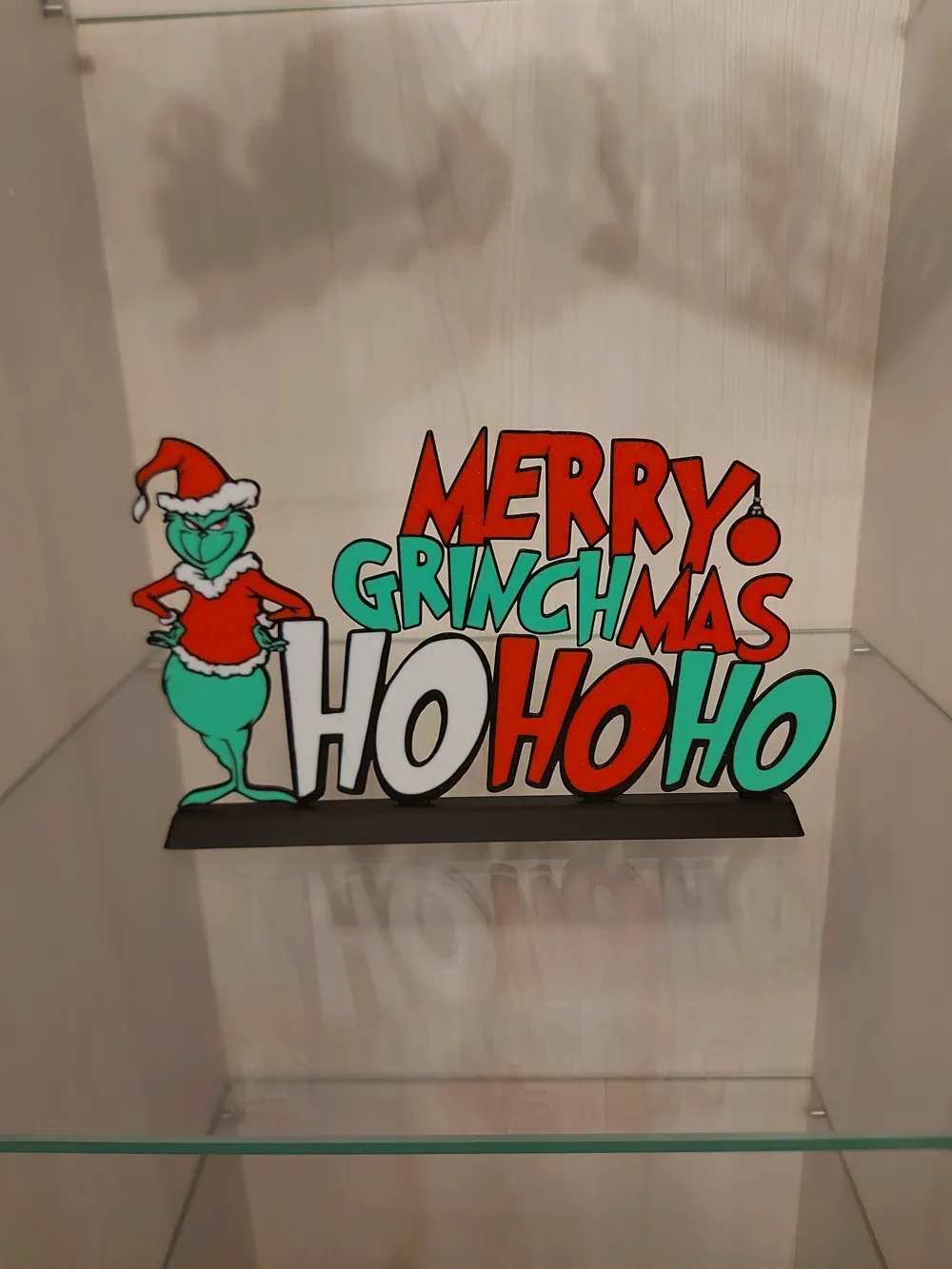 Grinch with Stand Merry Grinchmas HoHoHo - Free 3D Print Model - MakerWorld