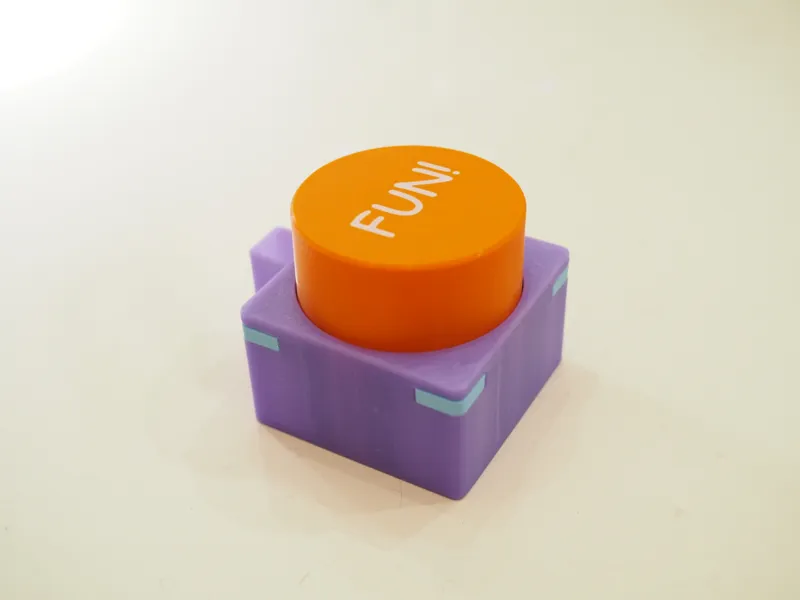 The "Fun" Button (Confetti Cannon) - No Glue