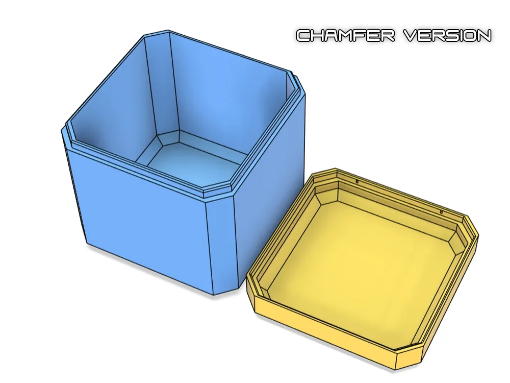 SImple Parametric Box with Lid - Customizeable! - Free 3D Print Model ...