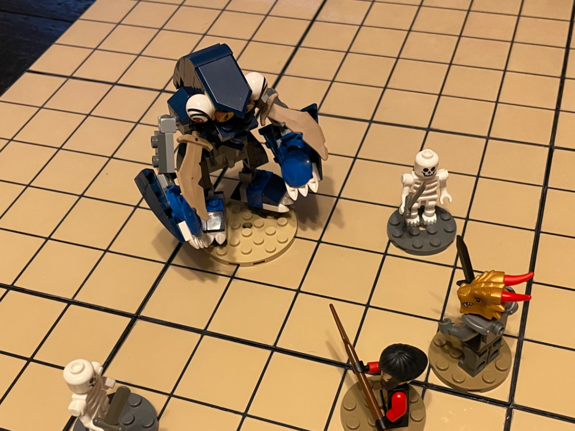 Brick-Scale D&D Battle Map (Magnetic + Dry Erase)