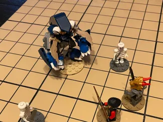 Brick-Scale D&D Battle Map (Magnetic + Dry Erase)