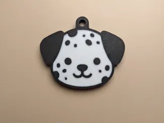 Porte-clé mignon dalmatien