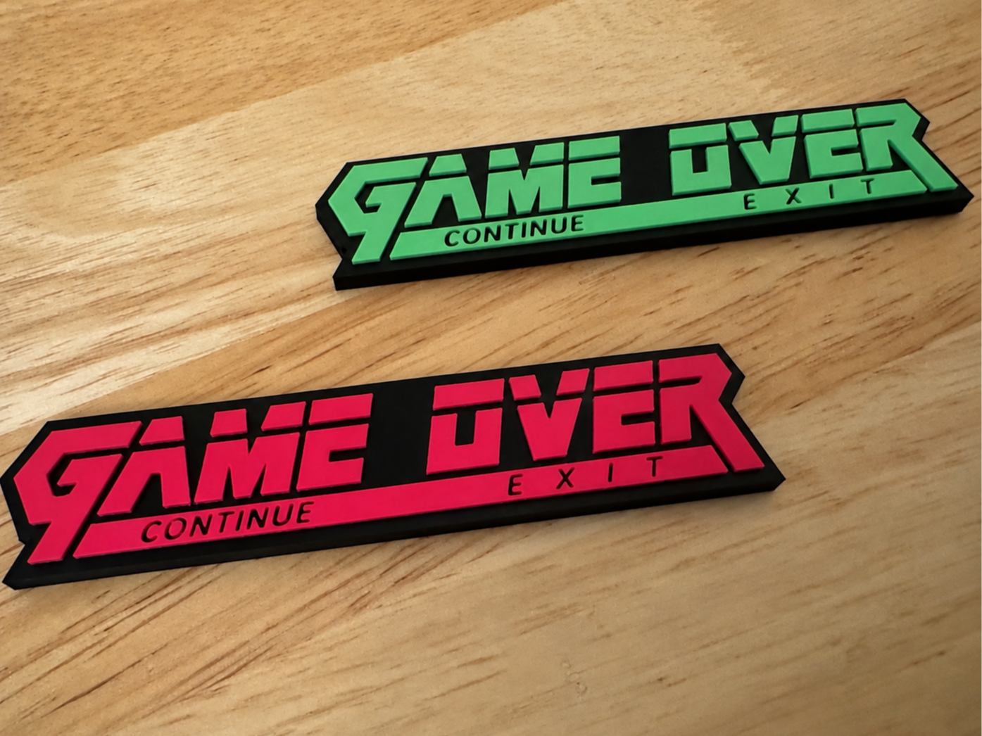 Insegna "GAME OVER" Stile Metal Slug