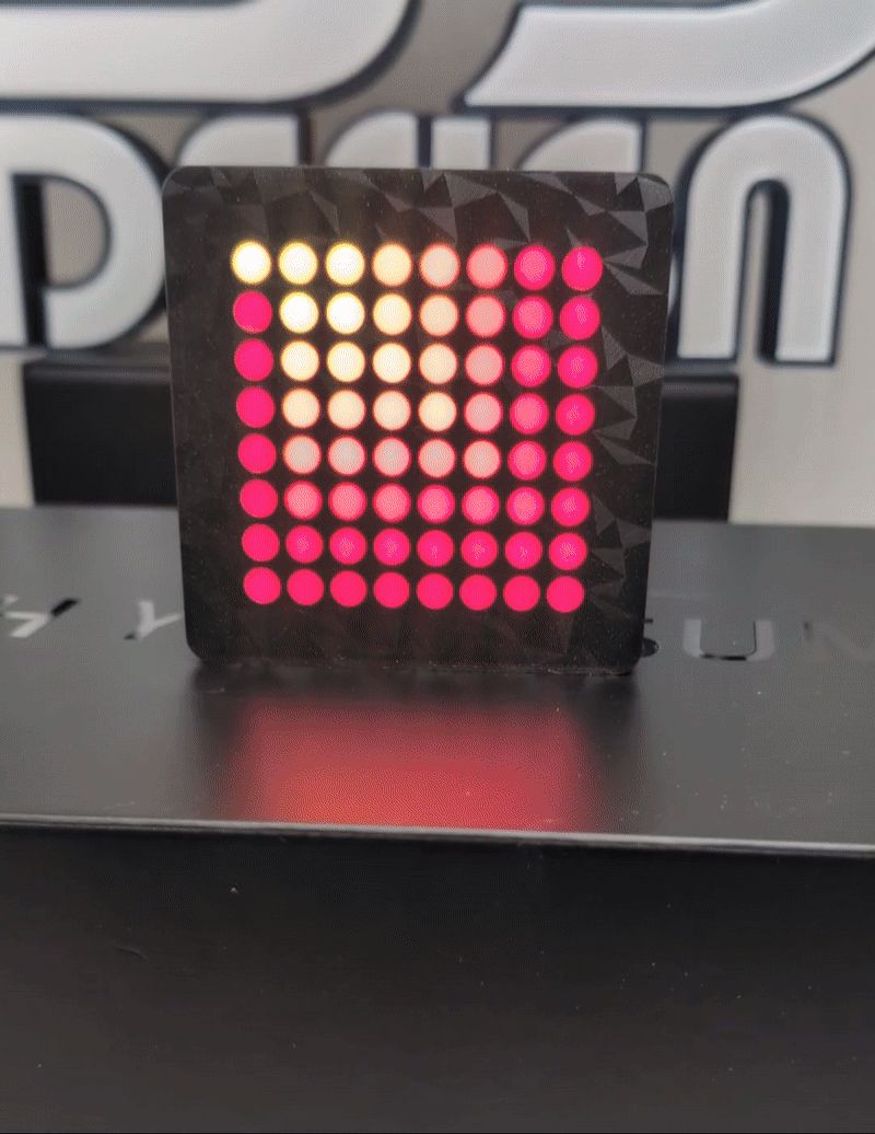 Boitier matrice leds 8x8 POP