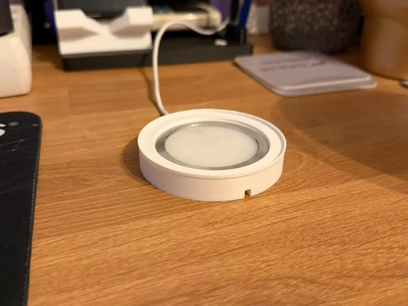 Lithophane Sphere Lamp Light Stand