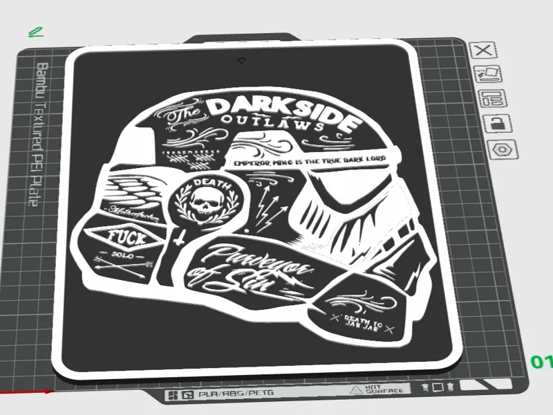 The Dark Side Outlaws: Un Icono Rebelde en 3D