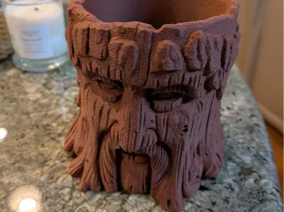 Old man wood planter box