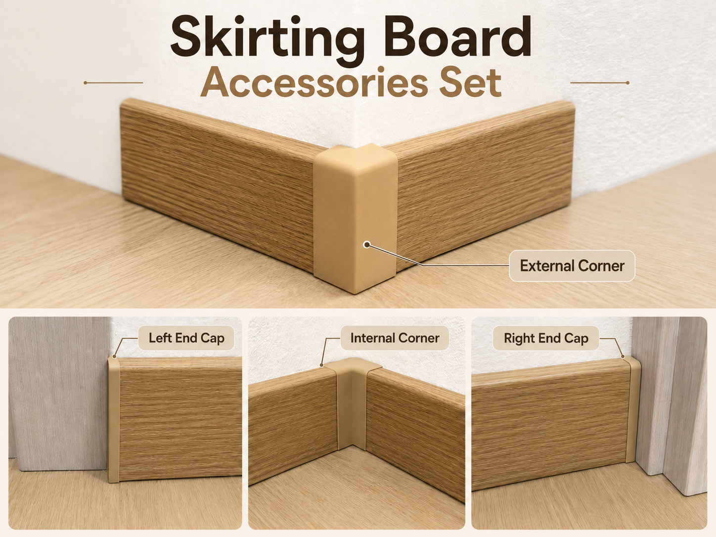 Skirting Board Corners & End Caps