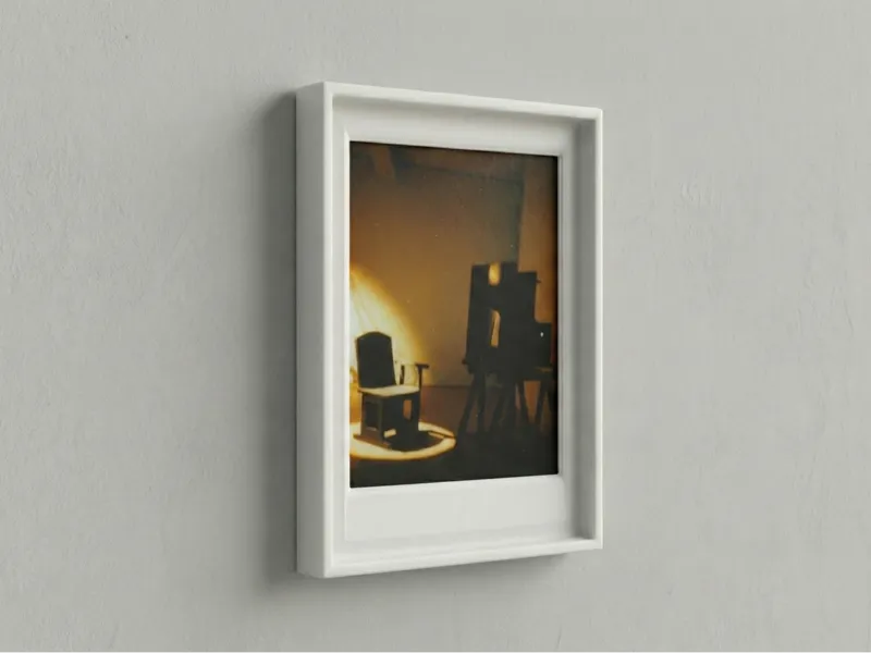 Frame for Instax Mini film designed by Reo Ma