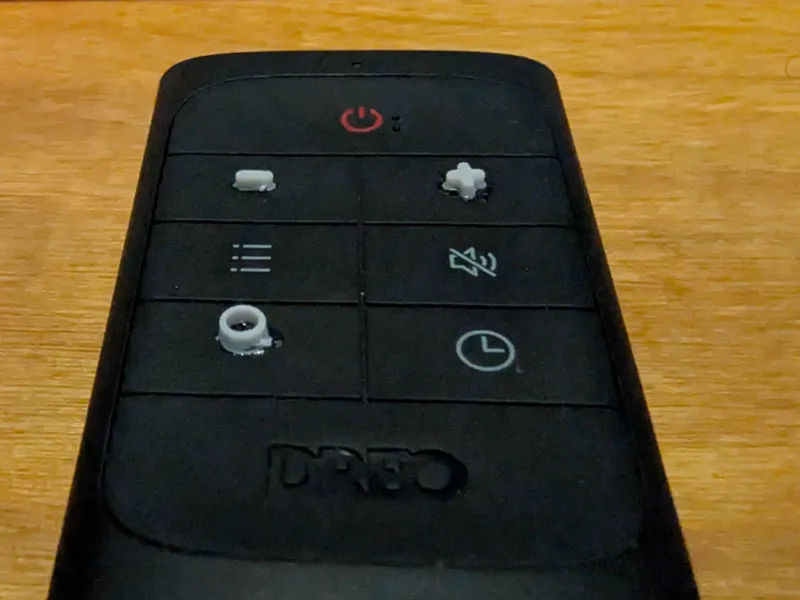 Dreo Remote Tactile Buttons