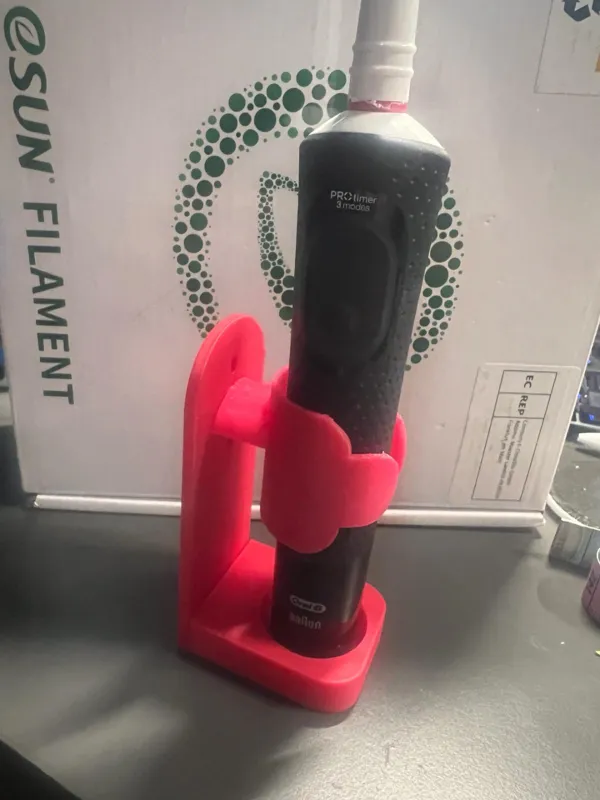 Support mural pour brosse à dents électrique
