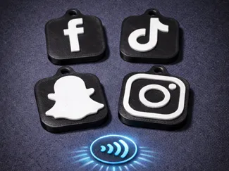 NFC Social Media Tags - NO AMS