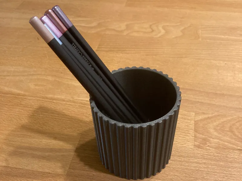 Modern Ribbed Design Office Organizer