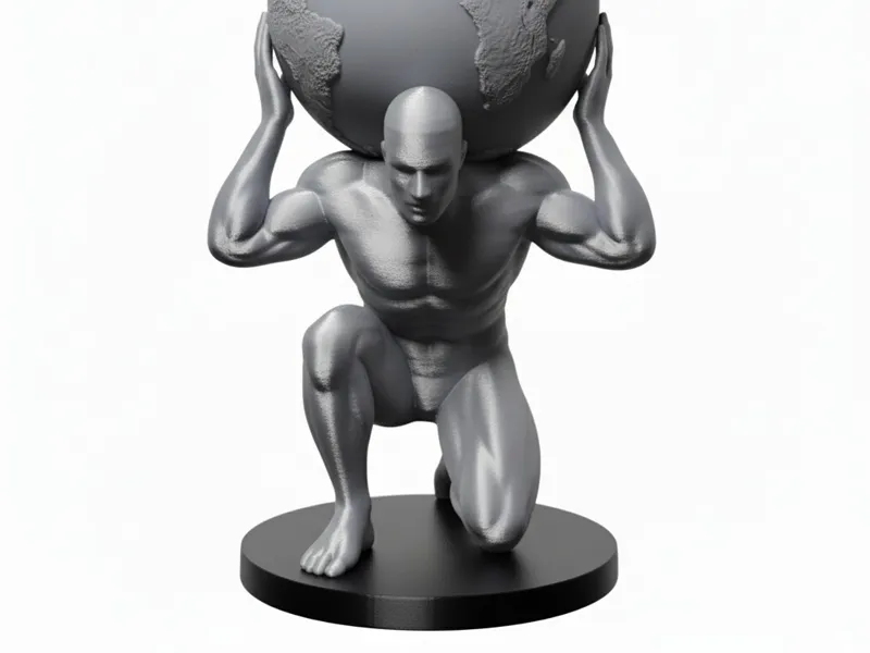 Atlas Holding the Globe