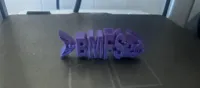Porte-clés poisson articulé BMFS — photo 3