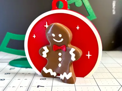 Gingerbread Man Escape Ornament