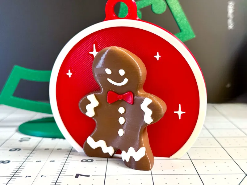 Gingerbread Man Escape Ornament