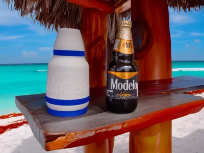 Modelo Bottle Beer Koozie