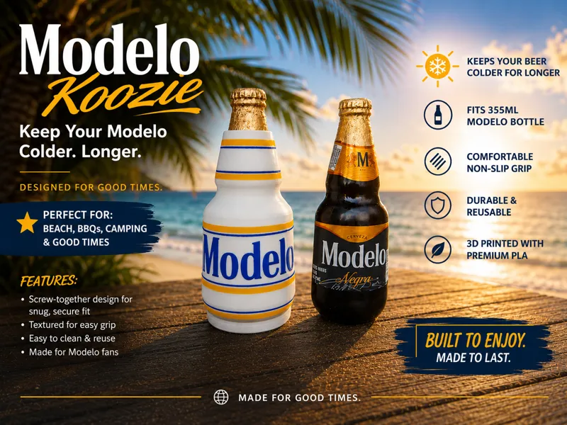 Modelo Bottle Beer Koozie