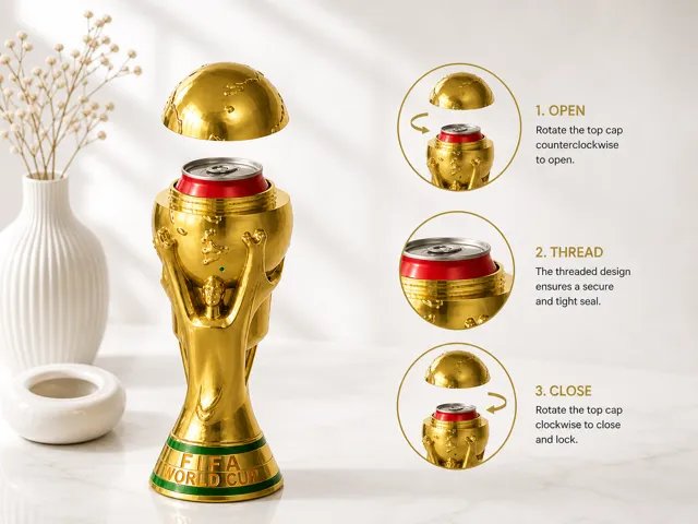 FIFA World Cup Trophy, Soda can holder