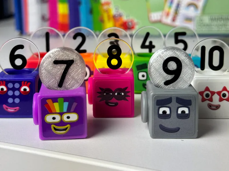 Numberblocks Number Tabs Replacement