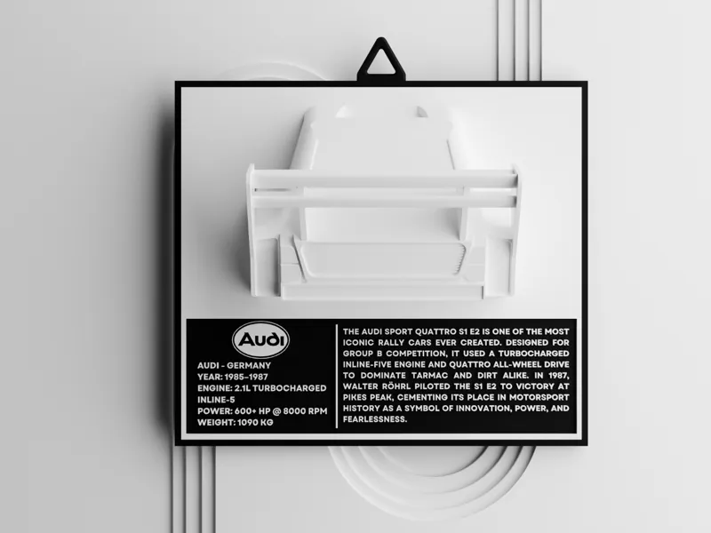 Audi S1E2 Pikes Peak Car Wall Art