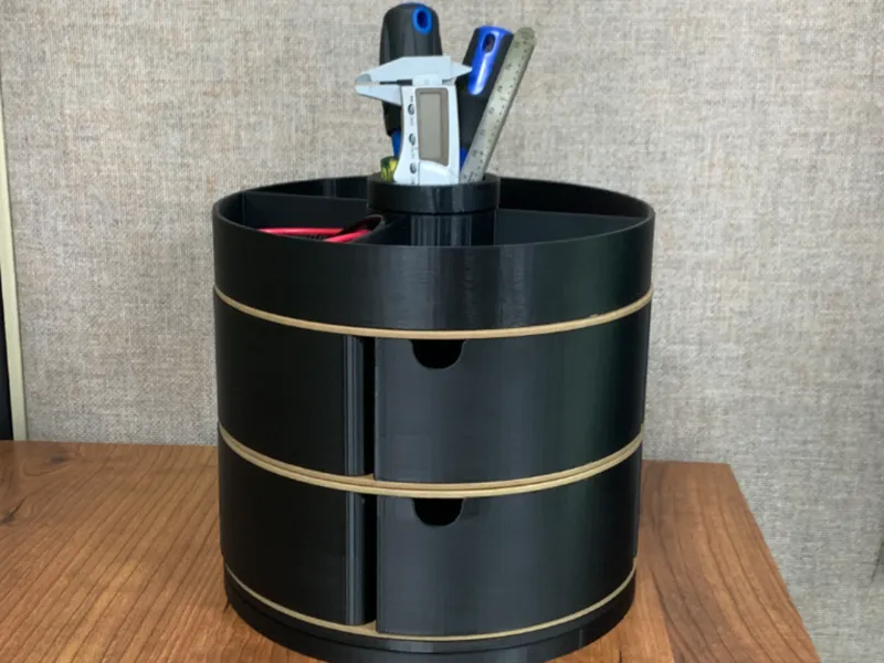 Rotating Overture spool organizer