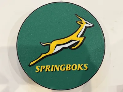 Spring Box Rugby Cutouts Springbok Rugby Lightbox - Free 3D Print Model - MakerWorld