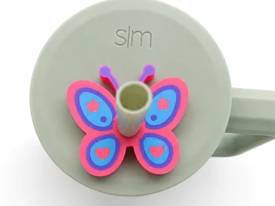 Butterfly Straw Topper
