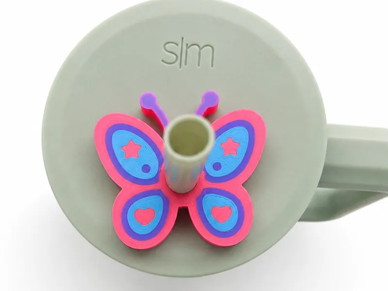 Butterfly Straw Topper