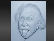 Albert Einstein relief