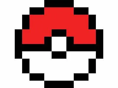 Pokeball pixel puzzle