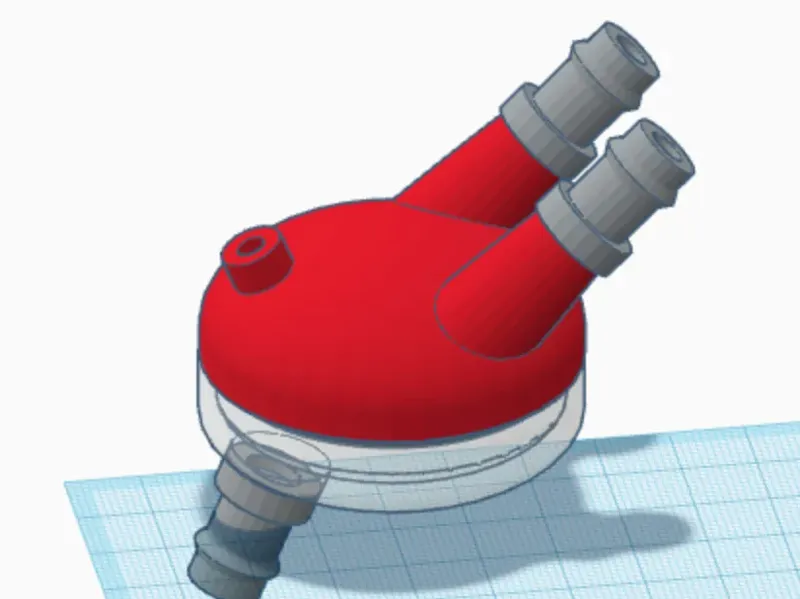 Model Berlin Heart Pump (x2 per plate)