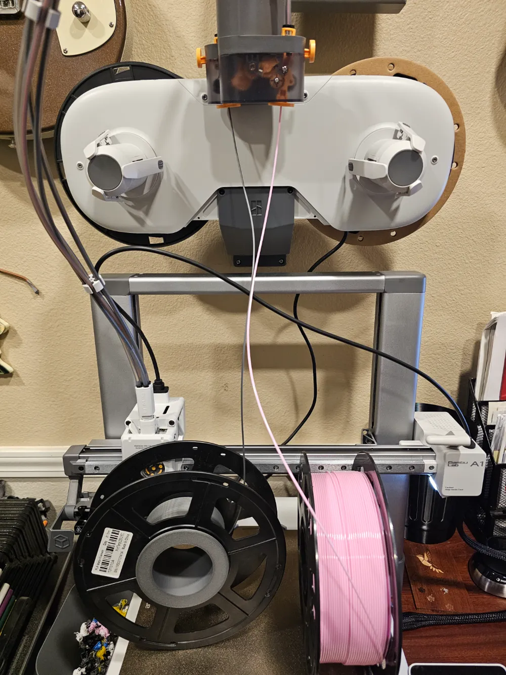 AMS Lite Top Mount / Wall Mount alternative for A1 by tlgrimmy MakerWorld