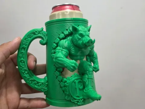 Soporte: Porta-Latas Palmeiras 500 ml — referencia de MakerWorld