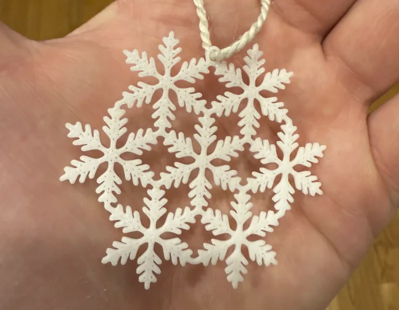Intricate Mini Snowflake Ornament 