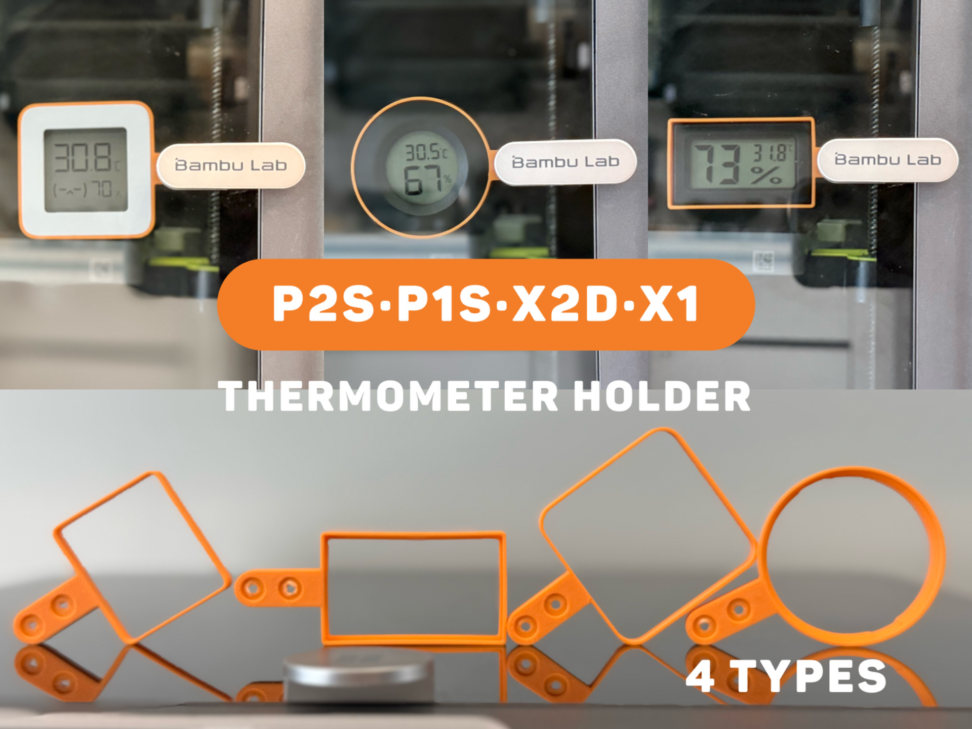 Printer Thermometer Holder
