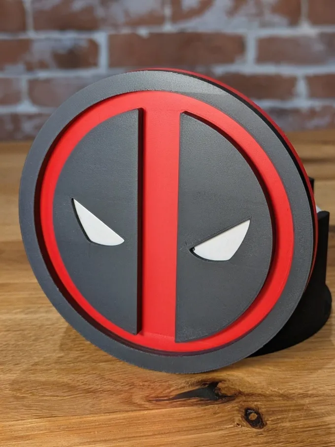 Deadpool coaster - Free 3D Print Model - MakerWorld