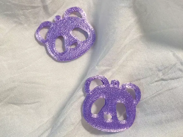 大熊猫轮廓耳环