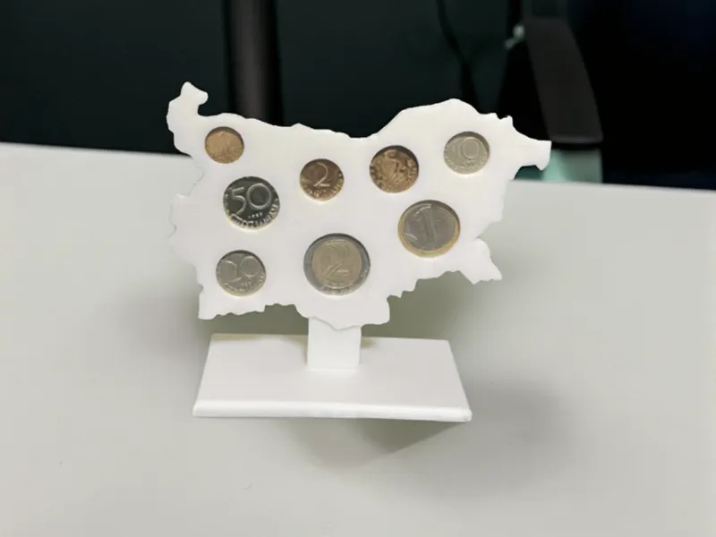 Bulgarian Coin Holder / Стойка за български монети